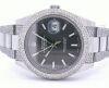 Rolex Datejust 41mm, Rhodium Dial, 2022 custom diamonds, Box and Papers