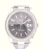 Rolex Datejust 41mm, Rhodium Dial, 2022 custom diamonds, Box and Papers - 2