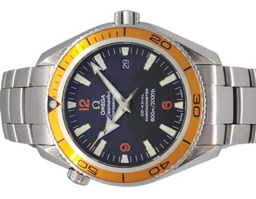 Omega Seamaster Planet Ocean Orange 42mm 2006 Box & Papers