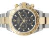 Rolex Daytona Two Tone Black 40mm 2001 K Serial Box & Papers