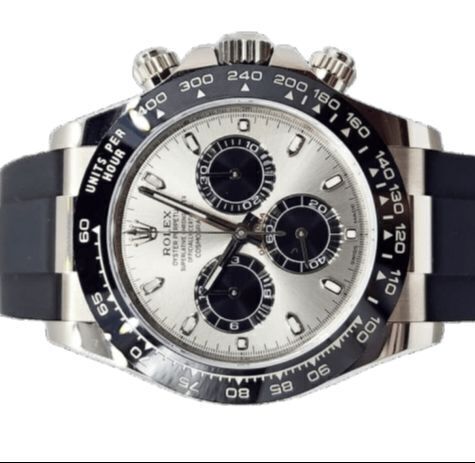 Rolex Daytona 40mm OysterFlex 18K White Gold 2022 Box and Papers