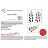 "Wholesaler Closing Down Must Be Sold" 14K White Gold, Ruby and Diamond, Chandelier Style Earrings - 4