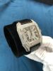 CARTIER SANTOS ICED OUT 100XL WATCH - 4