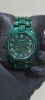 ROLEX DATEJUST 41MM SYNTHETIC GEMSTONES GREEN MK1259 - 5