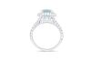 Retailer Liquidation with Valuation of $32,500 18k white gold ring set with a 3.10ct GIA certified Paraiba tourmaline & 1.23cts of F/VS diamonds - 3