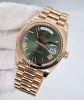 Rolex Day-Date 40mm Olive Dial 18K Rose Gold 2016 Box and Papers - 3