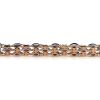 "Wholesaler Closing Down Must Be Sold" 14K Rose Gold, Blue Sapphire and Diamond, Decorative Triple Line Bracelet - 5