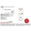 14K Rose Gold and Diamond, Twist Band Ring - 5