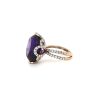 "Wholesaler Closing Down Must Be Sold" 14K Rose Gold, 17.55ct Amethyst and Diamond, Cocktail Ring - 5